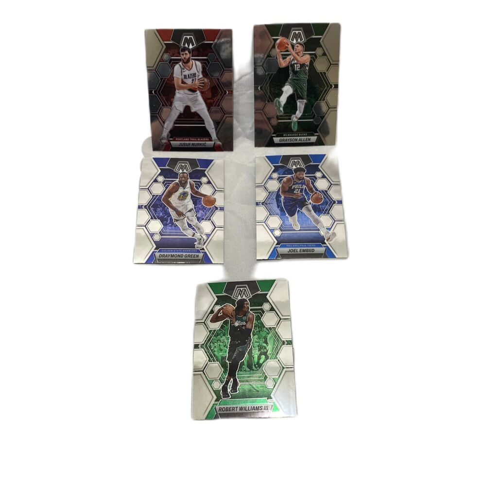 2023 Panini Basketball Card Lot of 5 Cards Various Players and Teams